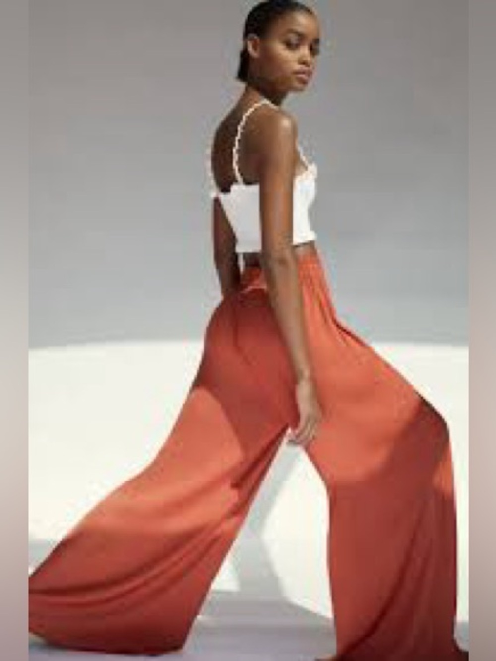 Zara Flowy Wide Palazzo Pant - Picture 3 of 9
